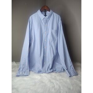 RYE by Hawker Rye Button-Down Shirt Men's XL Short‎ Long Sleeve Blue Pink Plaid